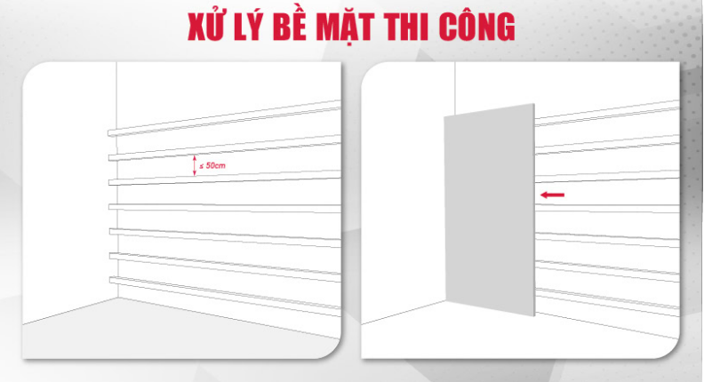 xử lý bề mặt thi công tấm ốp than tre