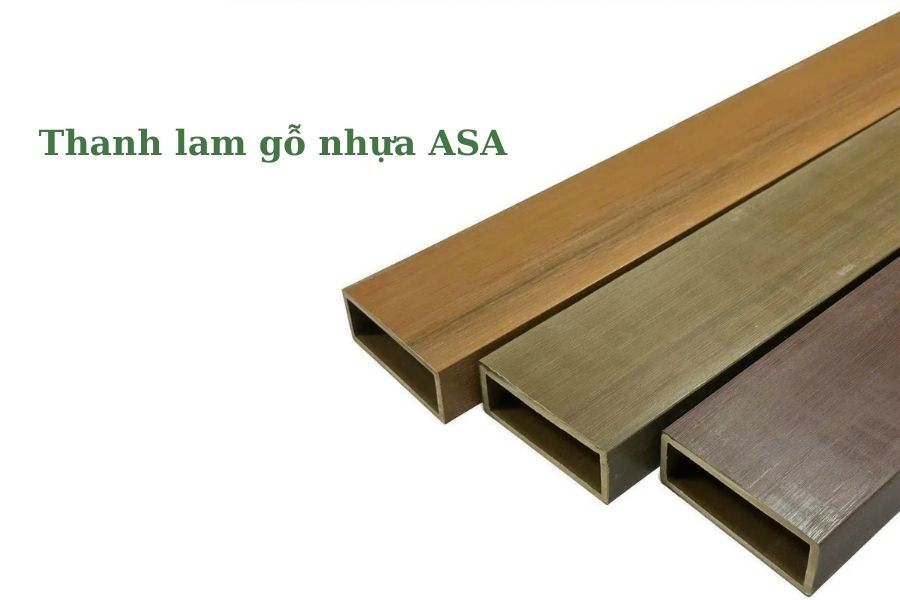 Thanh đa năng gỗ nhựa phủ ASA ngoại thất