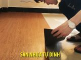 SÀN NHỰA GIẢ GỖ KEO SẴN - THI CÔNG SÀN NHỰA  GIẢ GỖ 