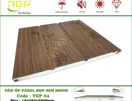 TẤM PANER HỢP KIM NHÔM LÕI XỐP - TÔN LÕI XỐP TGP04