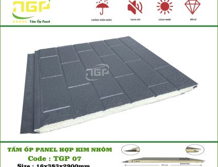 TẤM PANER HỢP KIM NHÔM LÕI XỐP - TÔN LÕI XỐP TGP07