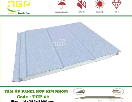 TẤM PANER HỢP KIM NHÔM LÕI XỐP - TÔN LÕI XỐP TGP02