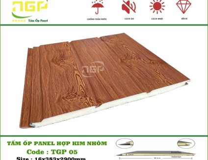 TẤM PANER HỢP KIM NHÔM LÕI XỐP - TÔN LÕI XỐP TGP05