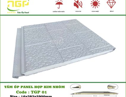 TẤM PANER HỢP KIM NHÔM LÕI XỐP - TÔN LÕI XỐP TGP01