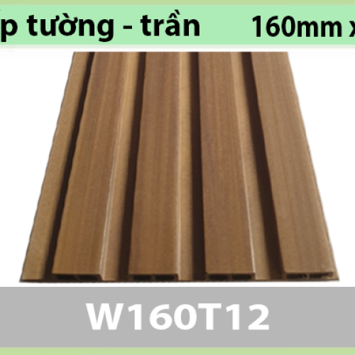 Tường và Trần Gỗ Nhựa Composite Trong Nhà W160T12