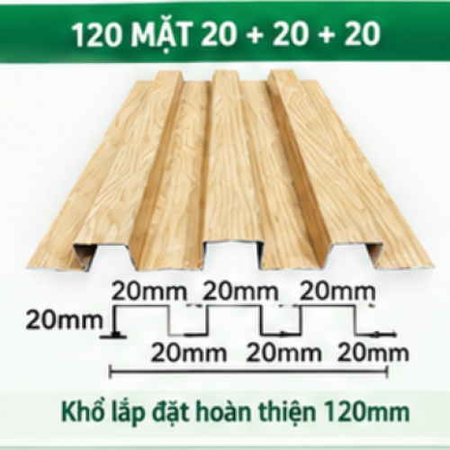 Tấm Nhôm 120 Mặt 20-20-20