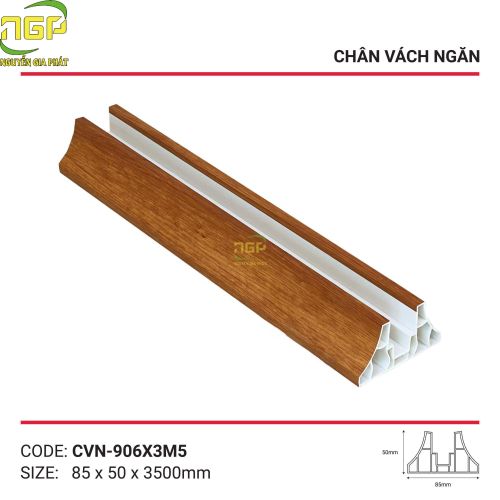 Chân Vách Ngăn- CVN-906x3m5