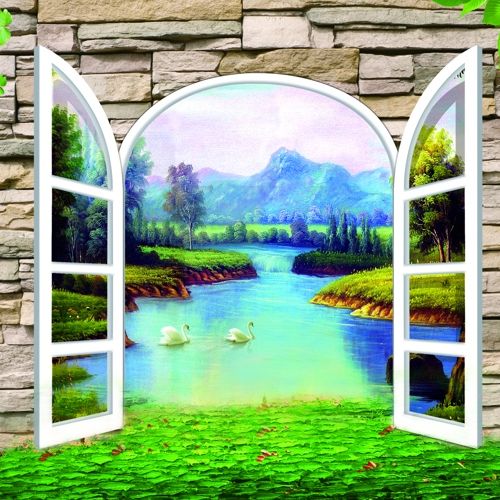 TRANH CỬA SỔ 3D