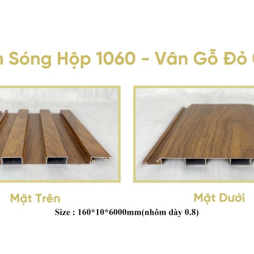LAM SÓNG HỘP 1060 VÂN GỖ ĐỎ 042